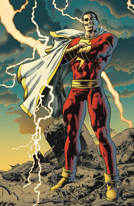 SHAZAM #1 CVR D MIKE DEODATO JR CARD STOCK VAR