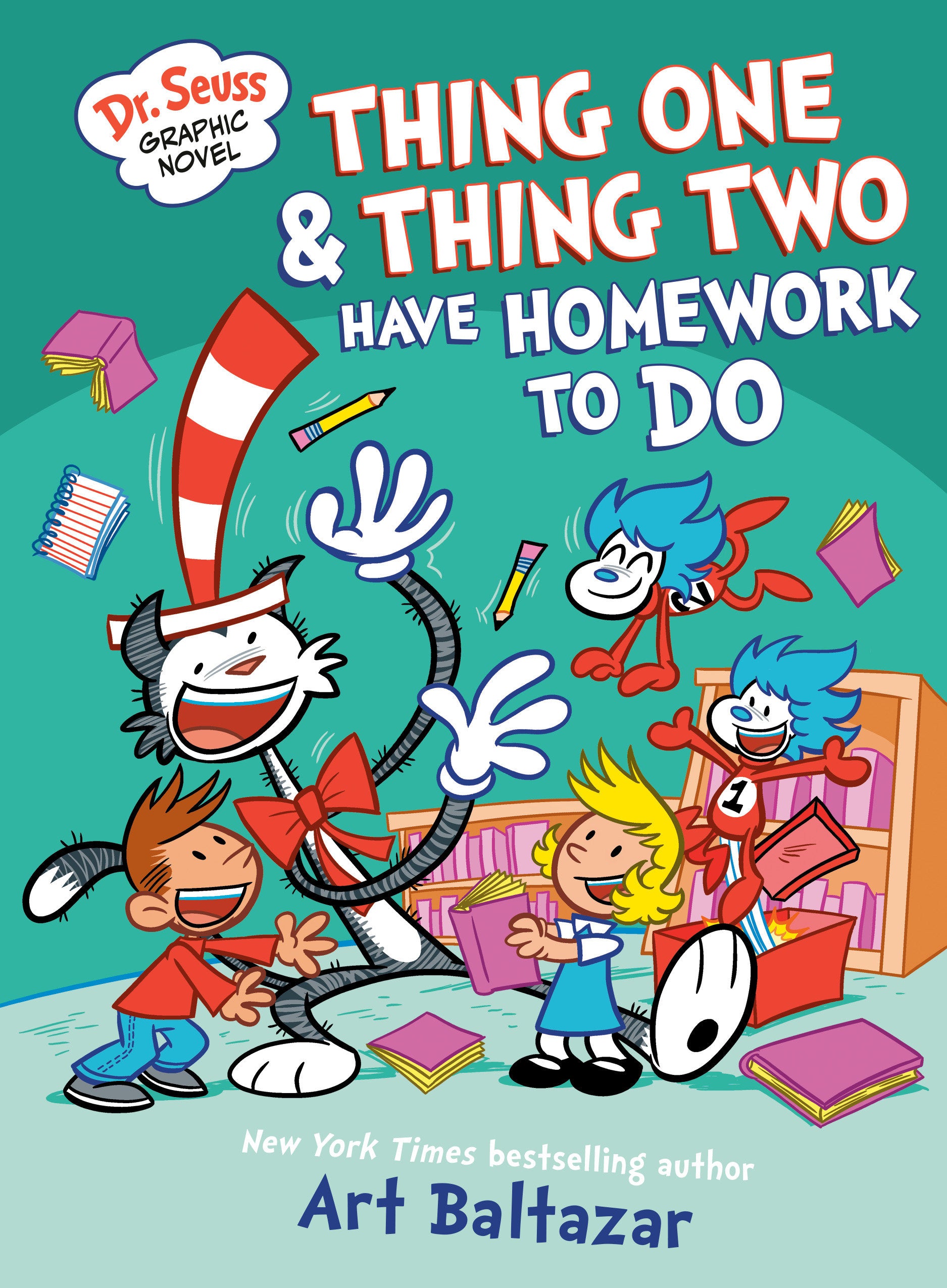 Dr. Seuss Graphic Novel Thing One and Thing Two Have