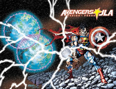 その他 AVENGERS/JLA 4OF4 AVENGERS JLA #4 FACSIMILE EDITION CVR A GEORGE PEREZ WRAPAROUND