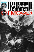 HORROR COMICS BLACK AND WHITE HELLOWEEN SPECIAL (ONE SHOT) CVR B BRIAN DENHAM LUNAR EXCLUSIVE VAR (MR)