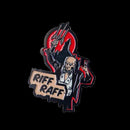 ROCKY HORROR PICTURE SHOW RIFF RAFF ENAMEL PIN BADGE