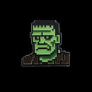 TITAN MERCH ORIGINAL GAMING 8 BIT FRANK ENAMEL PIN BADGE