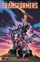 TRANSFORMERS TP VOL 04 CONQUER AND CONTROL DIRECT MARKET EXCLUSIVE DANIEL WARREN JOHNSON & MIKE SPICER SWORD CVR
