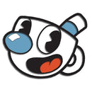 CUPHEAD MUGMAN ENAMEL PIN BADGE 