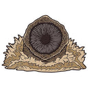 DUNE 3 SAND WORM ENAMEL KEYCHAIN