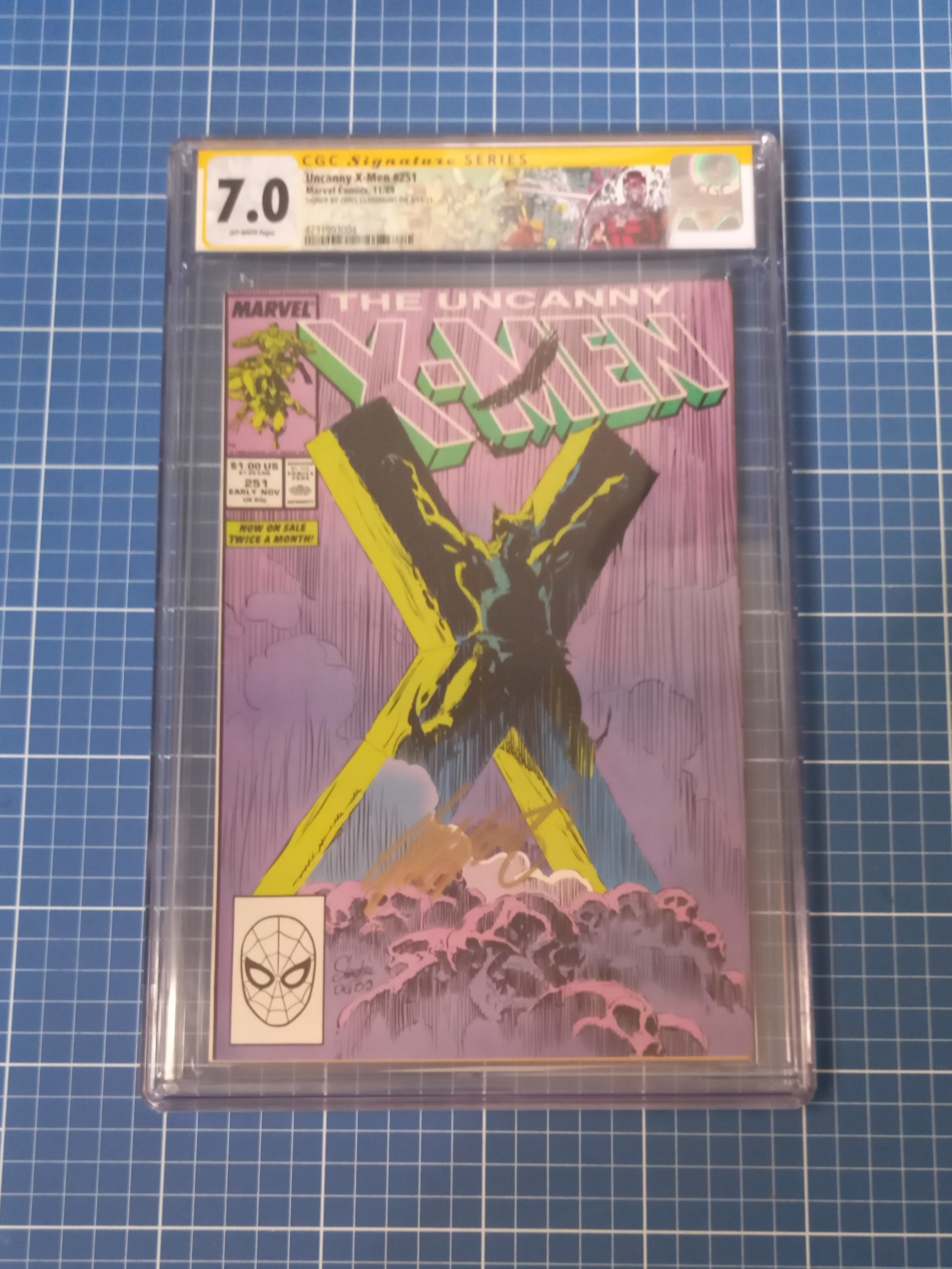 UNCANNY X MEN 251 7 0 CLAREMONT CGC SS Uncanny x men 251 7 0 claremont cgc ss