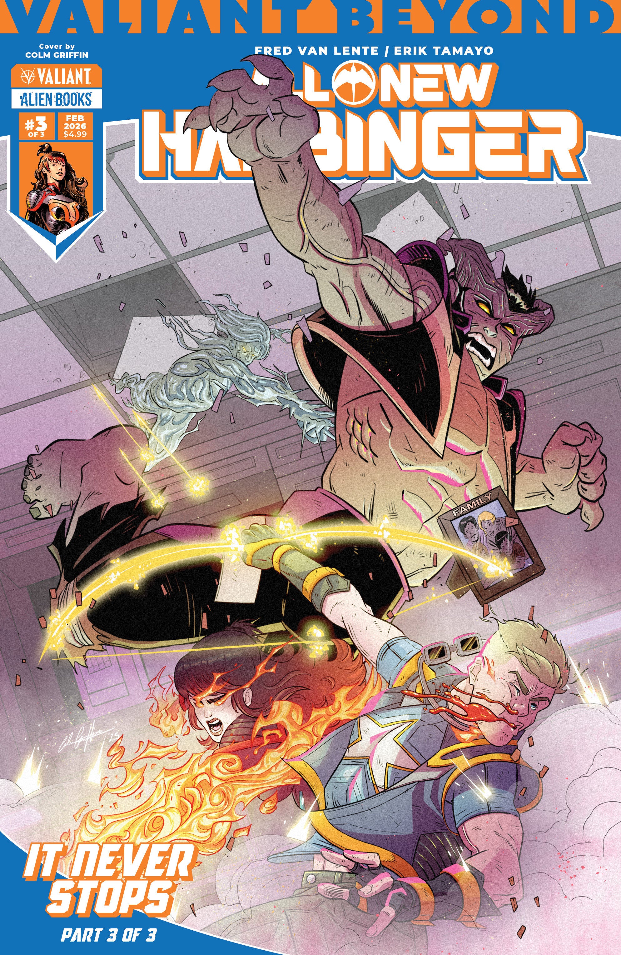Valiant Beyond: All-New Harbinger #6--It Never Stops #3 Cover A (Griff