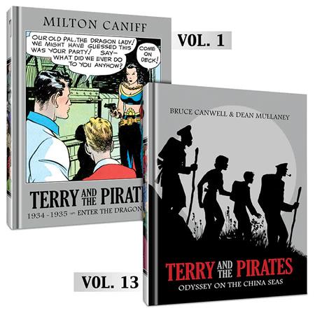 TERRY AND THE PIRATES HC THE MASTER COLLECTION VOL 1 & 13 BUNDLE
