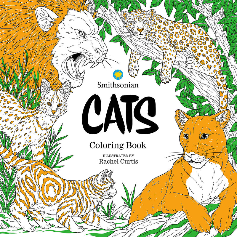 Cats: A Smithsonian Coloring Book